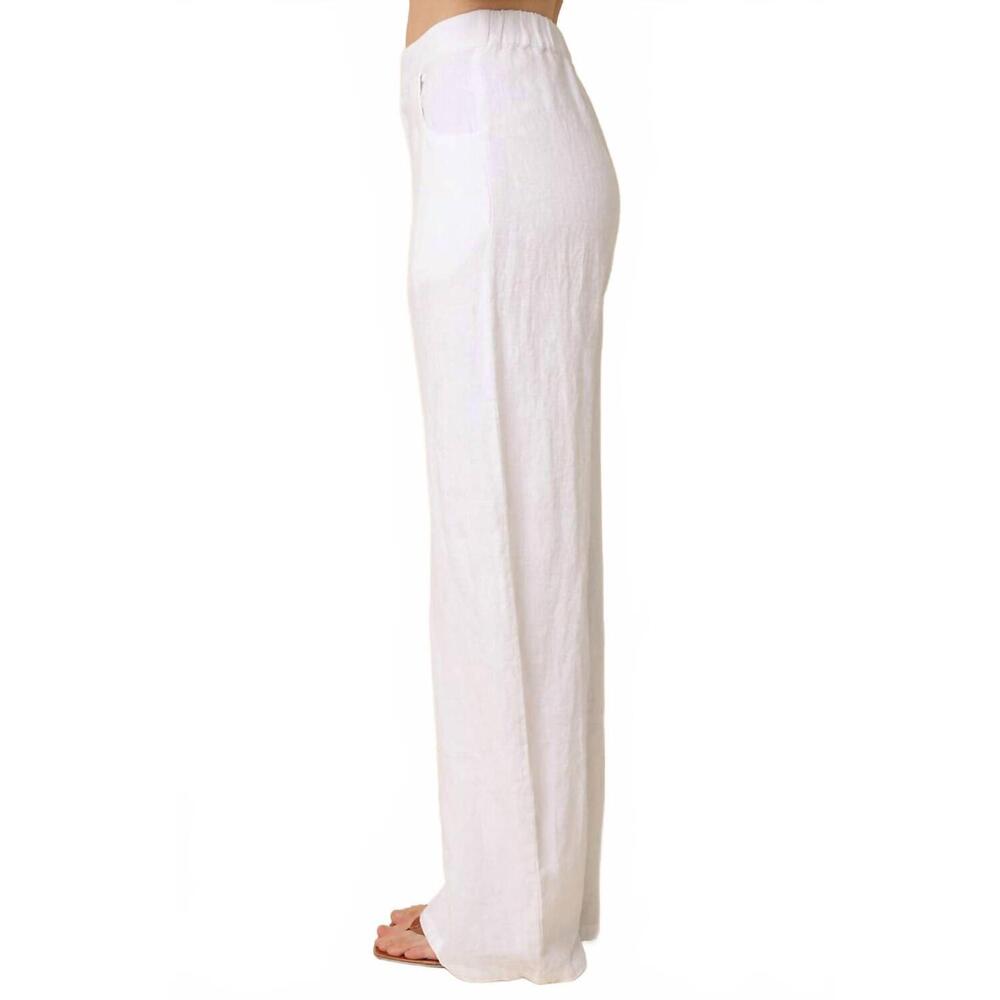NEW OLIVACEOUS carina linen pant in white - Picture 5 of 6